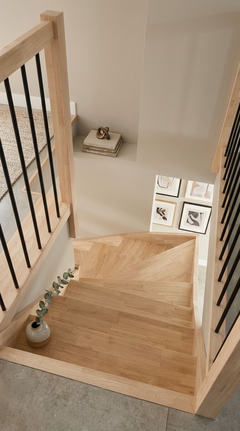 Hout en metaal gecombineerd